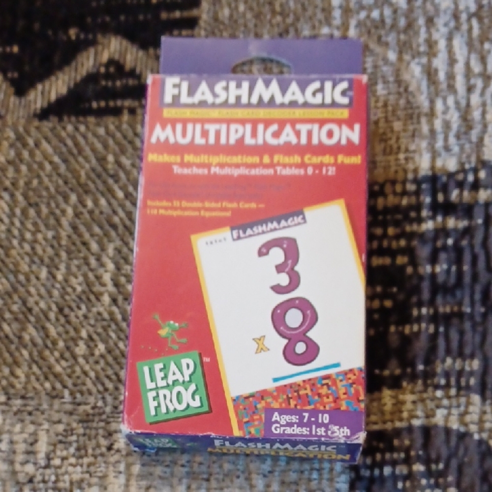 4/$30 LeapFrog FlashMagic Multiplication Flash Cards